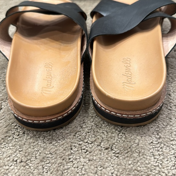 Madewell’s Women’s Crisscross Lugano Sandals - Blk Leather, Size 9 EUC with box - Picture 5 of 6